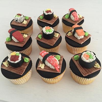 Sushi cupcakes  - Cake by Monica Liguori