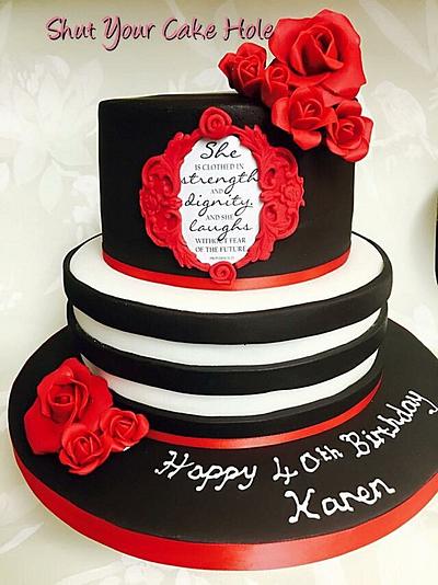 Red passion  - Cake by Shut Your Cake Hole 