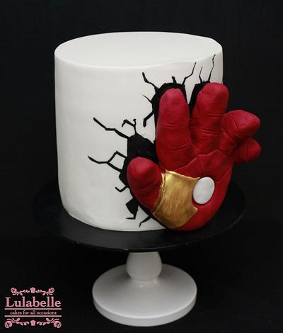 The hand of Iron Man  - Cake by Lulabelle