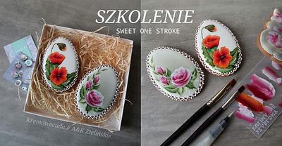 One stroke cookies by Kremowe cuda - Cake by KremoweCuda