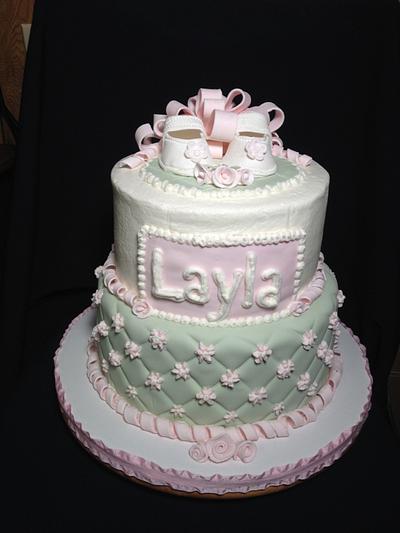 Baby Shower Girl Bottie Cake - Cake by HOPE