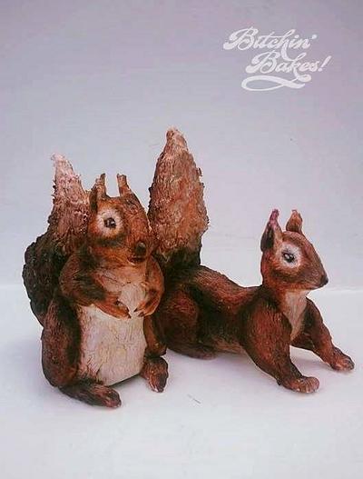 Away with the fairies - Squirrels  - Cake by fitzy13