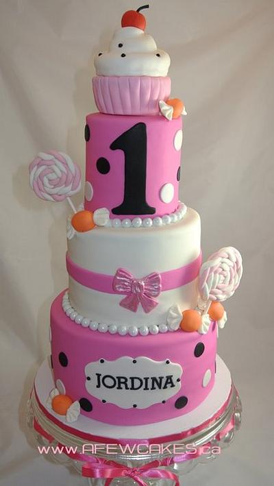 Sweets themed 1st Birthday Cake - Cake by Amanda