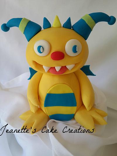 Henry hugglemonster - Cake by Jeanette's Cake Creations and Courses