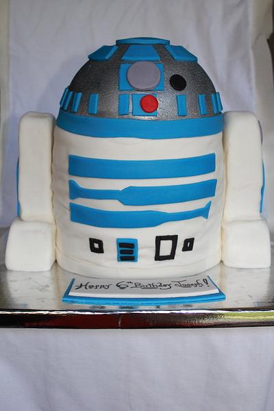 R2D2 - Cake by gingerbreads