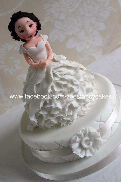 Bride doll cake or cupcake - tutorial - Cake by Zoe's Fancy Cakes