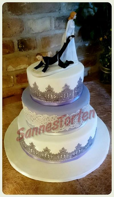 Wedding cake - Cake by SannesTorten 
