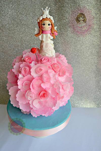 For Yasmine - The Little Princess Angel - Cake by miettes