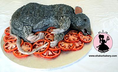 Dead Rat On A Platter Cake: Happy Birthday Joan Crawford - Cake by Shantal