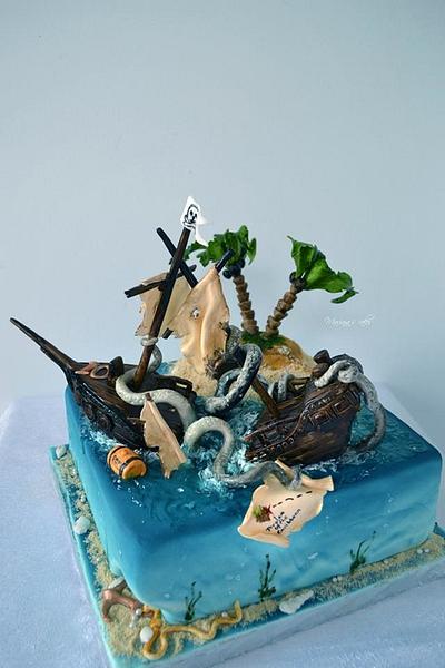 pirates of the caribbian - Cake by mariana