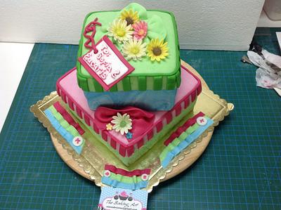 Box cake - Cake by The Baking Art