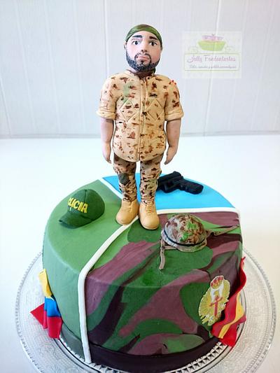 Military  - Cake by Jully Fondantartas