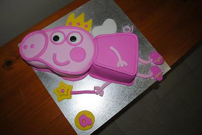 Peppa pig cake - Cake by Amelia's Cakes