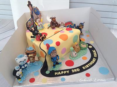 CBEEBIES themed Cake - Cake by Sweet Lakes Cakes