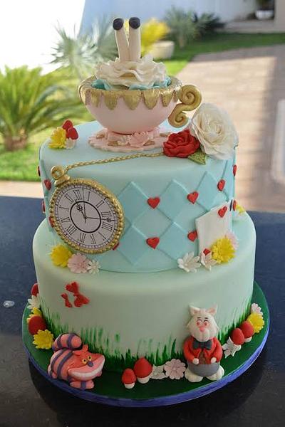 cake Alice Wonderland - Cake by Marcela Nunes