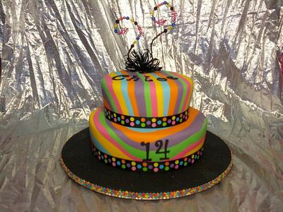 Chloes 14th Birthday - Cake by Sandy Burnes