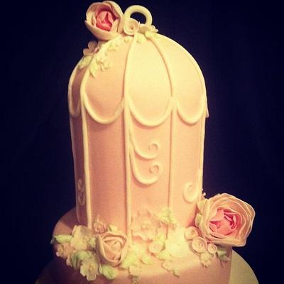 Birdcage wedding cake  - Cake by Claire