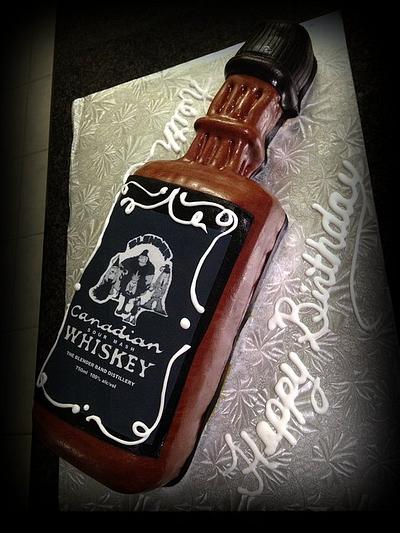 Whiskey Bottle for a band - Cake by Jennifer Jeffrey