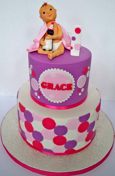 first birthday cake - Cake by Carol