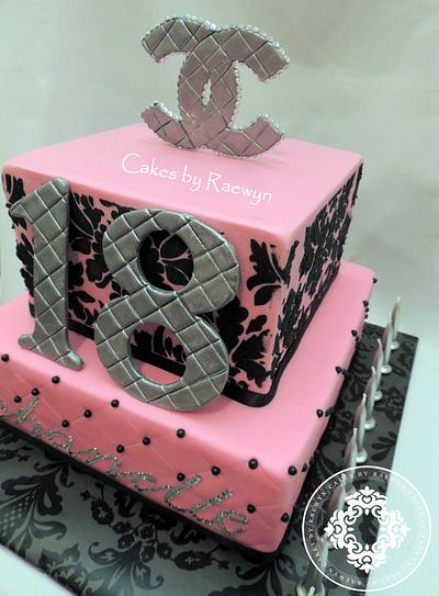 Chanelle's 18th Birthday Cake - Cake by Raewyn Read Cake Design