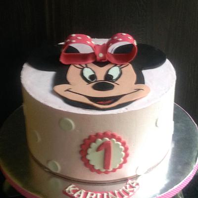 Minnie Mouse - Cake by Debjani Mishra