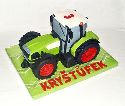 Tractor Claas Cake - Cake by Martina