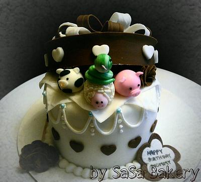 birthday cake for mommy - Cake by SaSaBakery
