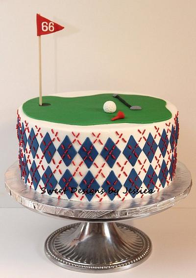 Larry's 66th - Cake by SweetdesignsbyJesica