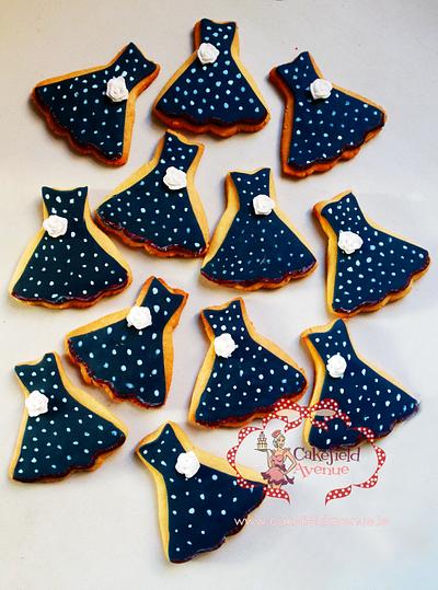 50s Dress Cookies - Cake by Agatha Rogowska ( Cakefield Avenue)