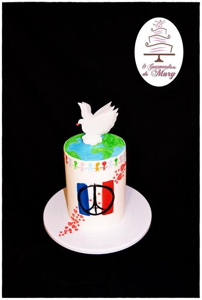 peace on world  - Cake by Ô gourmandises de Mary