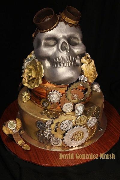 Skull Mechanic - Cake by DavidJaleelCakes
