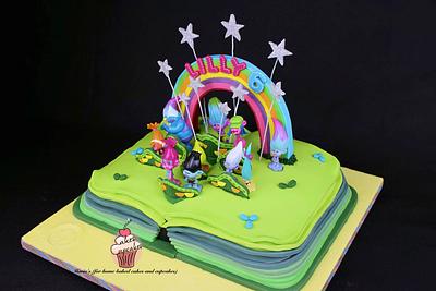 Trolls Cake - Poppy's Scrapbook - Cake by Maria's