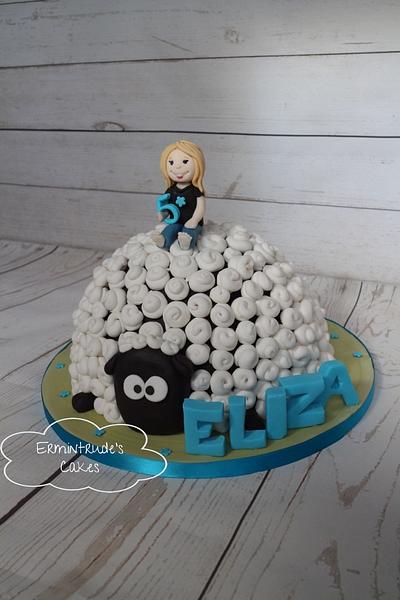 Sheep cake - Cake by Ermintrude's cakes