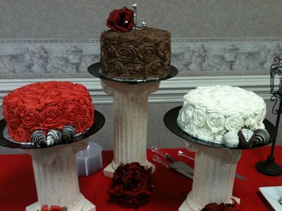 Rose Cake - Cake by PattyCakes