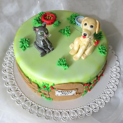 Bella and Viki Pet Friends - Cake by Eva Kralova