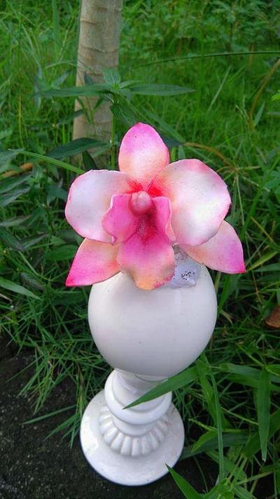 Sugar Orchid flower  - Cake by Daniel Guiriba