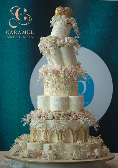 Wedding Cake @ Salon Culinaire Qatar 2017 - Cake by Caramel Doha