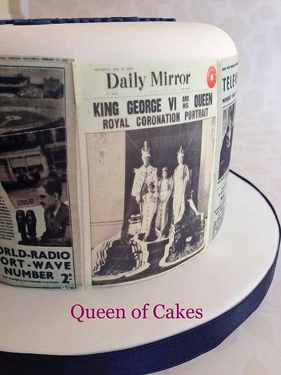 1937 birthday cake  - Cake by QueenOfCakes(WALES)