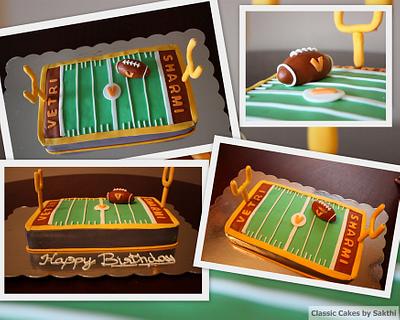 NFL theme cake - Cake by Classic Cakes by Sakthi