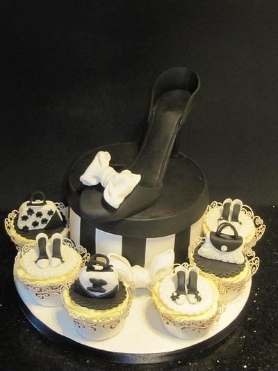 free hand high heel shoe cake  - Cake by d and k creative cakes