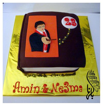 Harry Potter magic book - Cake by Dina