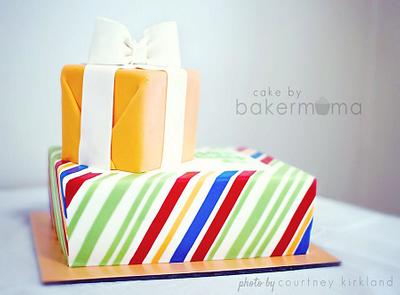 Gender reveal cake - Cake by Bakermama