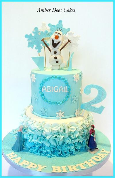 Frozen Cake - Cake by AmberDoesCakes