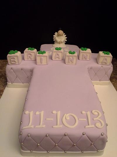 Christening Cake - Cake by Melissa Walsh