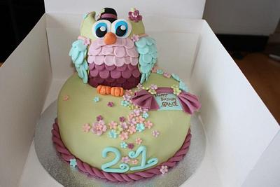 Owl Cake - Cake by Martha