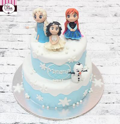Frozen theme cake  - Cake by Rao