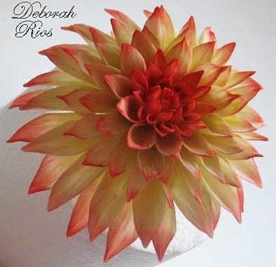 Dahlia - Cake by Sugared Inspirations by Debbie