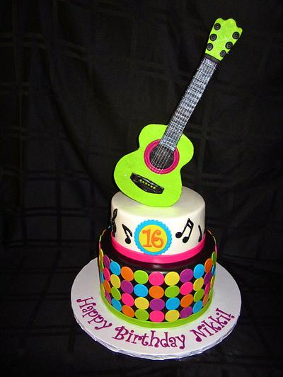 Guitar Cake - Cake by Cuteology Cakes 