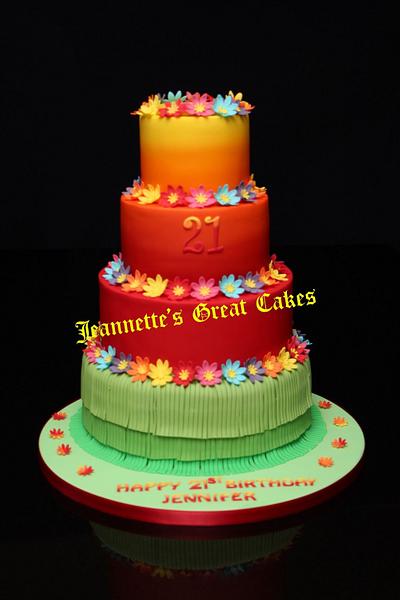 Aloha! - Cake by JeannettesGreatCakes
