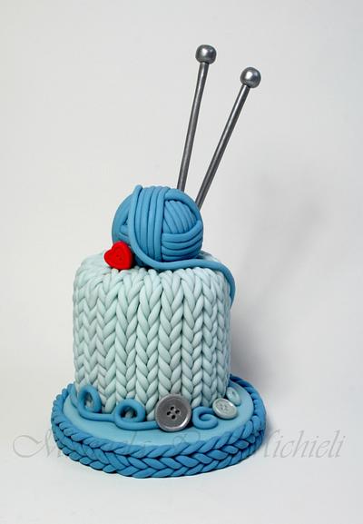 Knit Lovers' Cake - Cake by Manuela P. Michieli